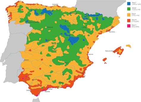 Zonas Climáticas En España