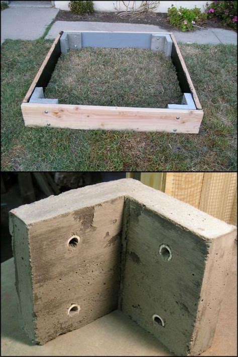 Make Your Raised Bed A Permanent Installation With This Concrete Garden