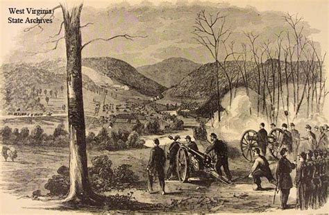 First Civil War Battle As Fought At Philippi West Virginia On June 3