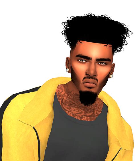 Sims 4 Male Afro Cc