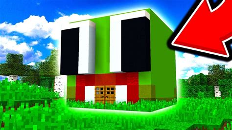How To Make An Unspeakablegaming House In Minecraft Youtube