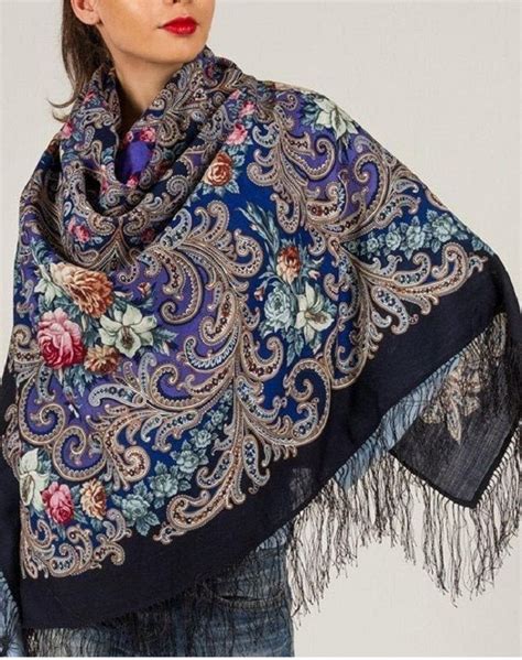 russian headscarf shawls xtra large in 2022 today s fashion trends russian clothing fashion
