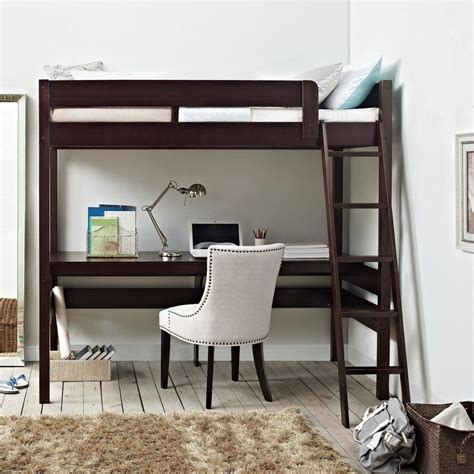 Alfred Twin Loft Bed Dorel Living Bed With Desk Underneath Bunk Bed