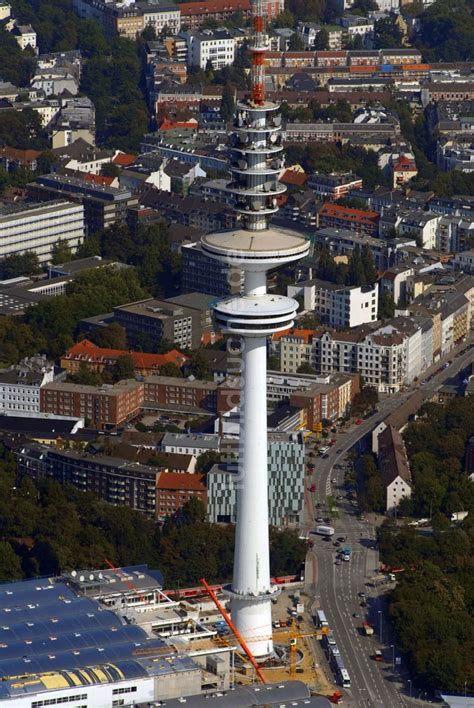 Hamburg Von Oben Fernsehturm Hamburg