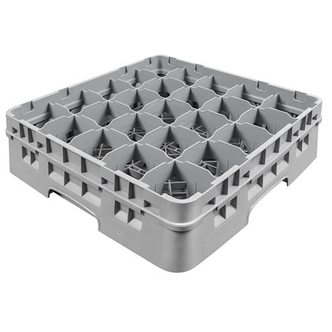 Cambro 25s418151 Camrack Glass Rack W 25 Compartments 1 Gray