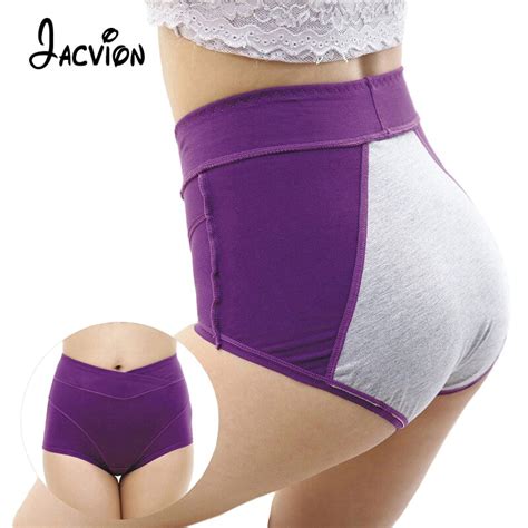 Menstrual Period Panties Women Cotton High Waist Seamless Leakproof