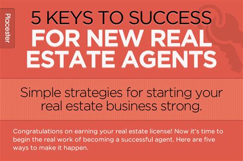 Infographic 5 Keys To Success For New Real Estate Agents