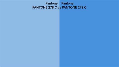 Pantone 278 C Vs Pantone 279 C Side By Side Comparison