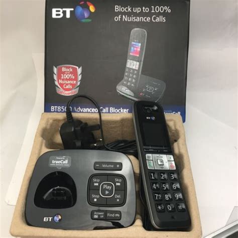 Bt 8500 Bt8500 Cordless Phone Answering Machine And Advanced Call Blocker