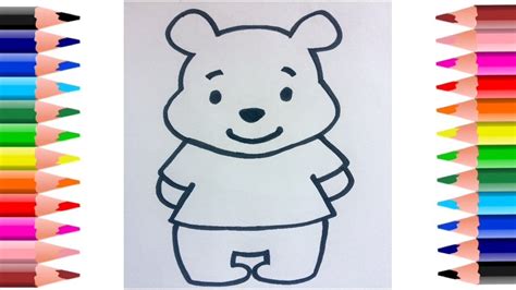 I was always a winnie the pooh kid when i was little, but even today the short little stories fill me with comfort. How To Draw Winnie The Pooh Bear Easy Step-By-Step Drawing ...