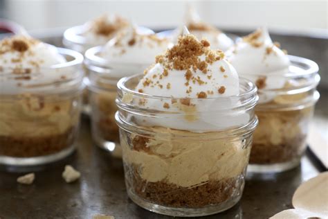 Mini No Bake Pumpkin Cheesecakes