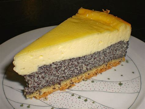 Den kuchen bei 175° (heißluft 145°) ca. Mohn - Schmand - Kuchen | Rezept | Kuchen und torten ...