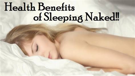 Do You Sleep Naked Know Its Impact On Health