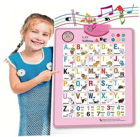 Electronic Interactive Alphabet Wall Chart Speech Therapy Toystalking