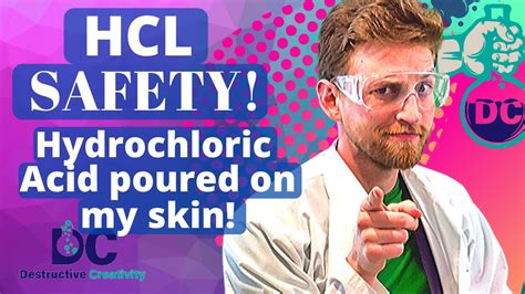 Hcl Safety Testing Hydrochloric Acid On My Skin Bonus Aluminum Reaction Youtube