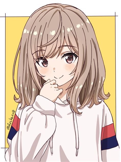Kawaii Cute Anime Girl Simple Anime Wallpaper Hd