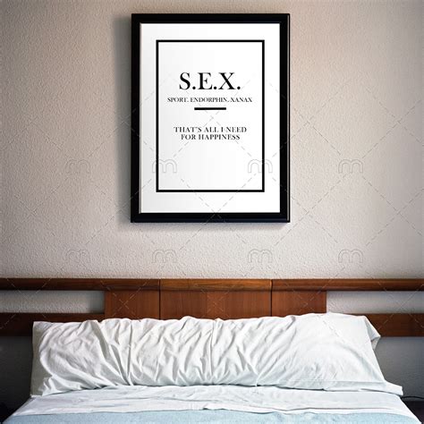 Sex Wall Decor Digital Download Printable Wall Sign Wall Etsy