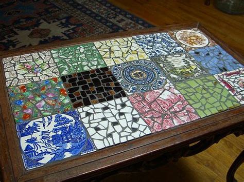 It's hard to throw away a good piece of furniture just because it no. Mosaic Coffee Table (top) | Mosaic coffee table, Mosaic ...