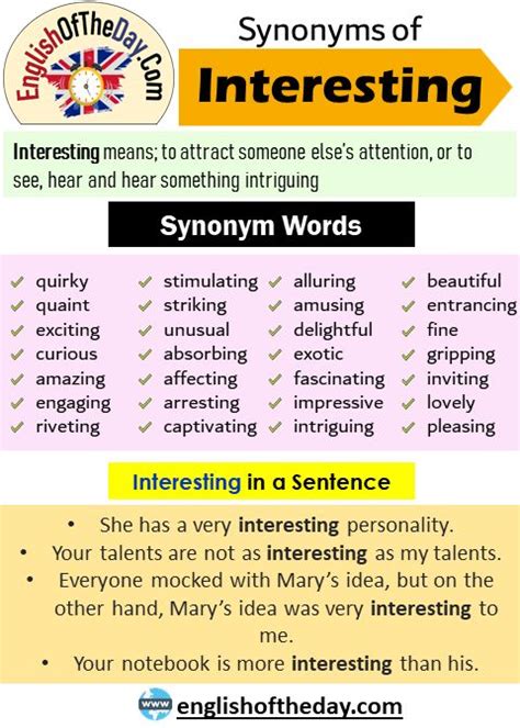 Interesting Synonyms In English 109 Interesting Ways To Say Very Good