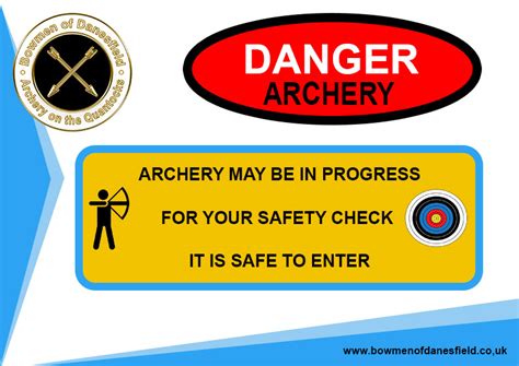 Archery Range Safety Archery Somerset Bowmen Of Danesfield