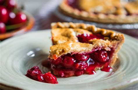 Cherry Pie Traditional Sweet Pie From United States Of America