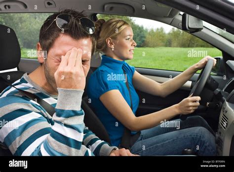 Couple Arguing In Car Hi Res Stock Photography And Images Alamy
