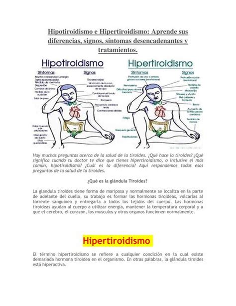 Cuadro Comparativo Hipo E Hipertiroidismo Hipertiroid Vrogue Co