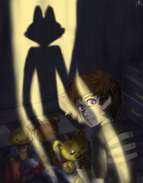 These Are My Friends Crying Child Michael Afton Fnaf Art