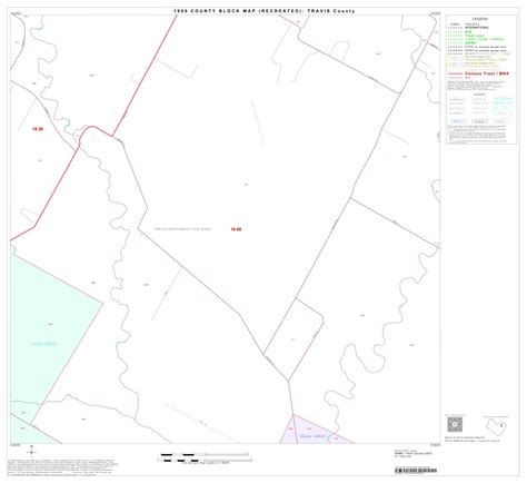 1990 Census County Block Map Recreated Travis County Block 41 The