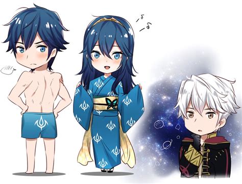 Lucina Robin Robin And Chrom Fire Emblem And 1 More Drawn By Ameno