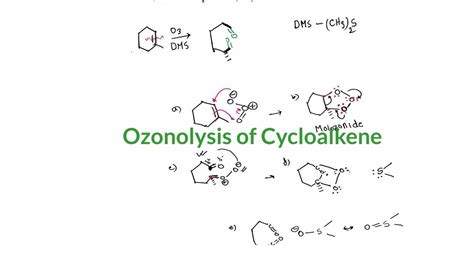 Ozonolysis Of Alkene Cycloalkene Oxidative Cleavage Of Alkene Full