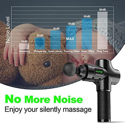 Aldom Massage Gun Deep Tissue 30 Speeds Handheld Muscle Massager Muscle Massage Gun Deep Tissue