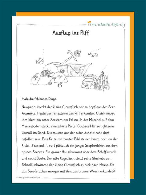Lesetexte zum ausdrucken klasse 7 / helfen sie ihrem kind dabei!. Lesetexte Zum Ausdrucken Klasse 7 : Deutsch ...