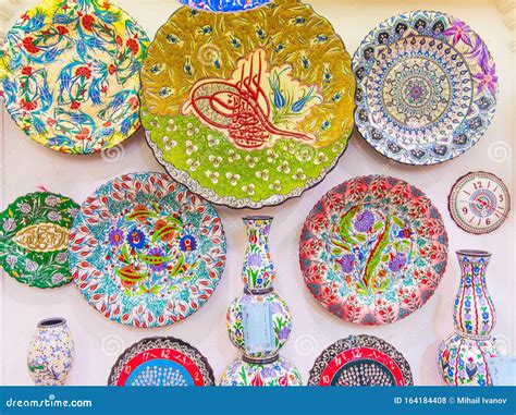 Turkish Handmade Ceramics Stock Photo Image Of Handmade