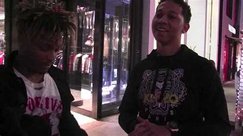 Rappers Juice Wrld And Lil Bibby On Rodeo Drive Interviewed By Discotmz