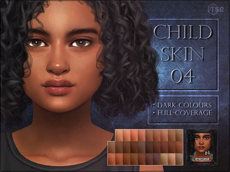 The Sims Resource Child Skin 04 Medium And Dark Colours