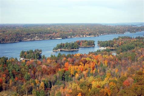 Thousand Islands In Fall Saint Lawrence Islands National Park Viewd
