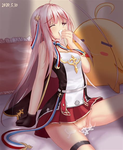 rule 34 after sex afterglow ahoge azur lane bed commentary request cum cum in pussy female