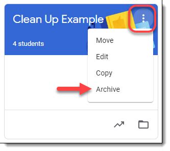 Choose the three dots at the top right of the page. Control Alt Achieve: 6 End-Of-Year Google Classroom Clean ...
