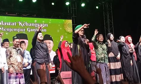 Rajut Persatuan Dan Kesatuan Ribuan Jamaah Ikuti Sholawat Kebangsaan Lingkar Jogja