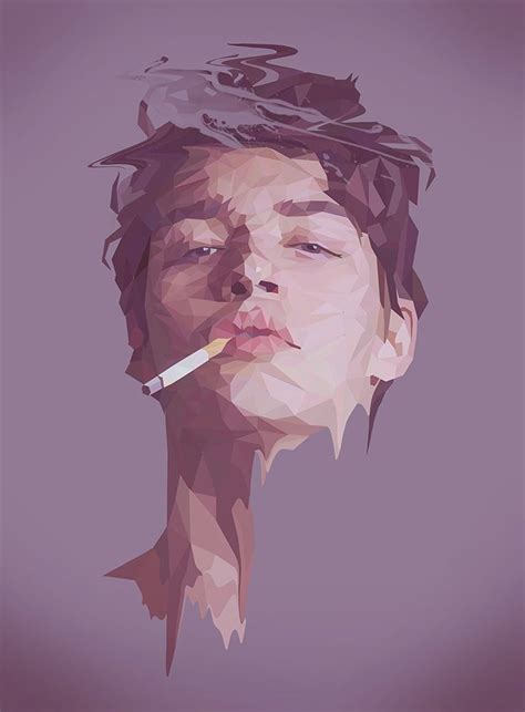 Roxy Color On Behance Boy Illustration Drawing Man Smoking People