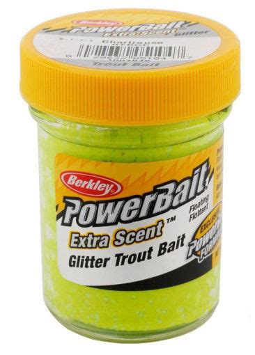 Triple S Sporting Supplies Berkley Powerbait® Natural Glitter Trout Bait Chartreusegarlic 18