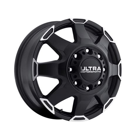 17 Black With Natural Lip Accents Phantom Dually 025 Wheel By Ultra