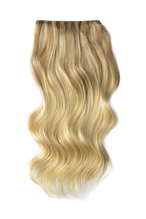 Double Wefted Full Head Remy Clip In Ombre Human Hair Extensions