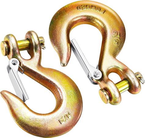 Buy 2 Pack 516 Inch Tow Hook Towing Trailer Chain Clamp Hook Clevis