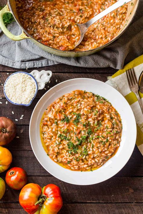 Summer Tomato Risotto With Fennel And Fresh Herbs Coley Cooks