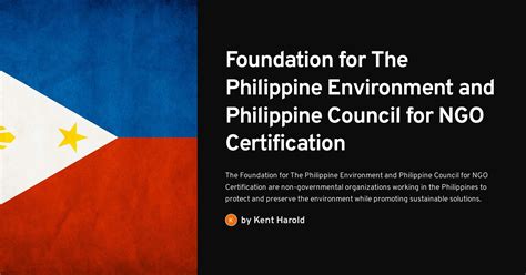Foundation For The Philippine Environment And Philippine Council For