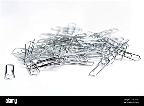 Bunch Of Paper Clips Stock Photo Alamy