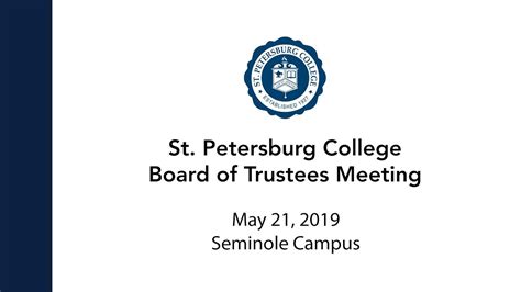 Board Of Trustees Meeting 5 21 19 Youtube