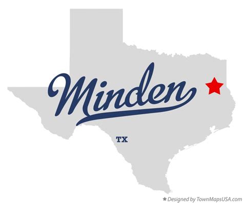 Map Of Minden Tx Texas